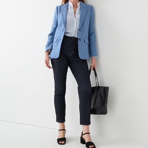 J. Crew Curvy Vintage Slim Straight Jean in Resin Rinse NWT - Picture 1 of 9